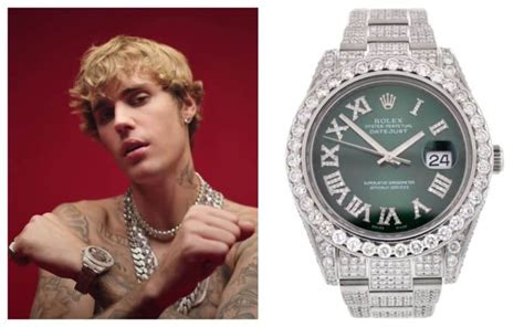 justin iced out rolex